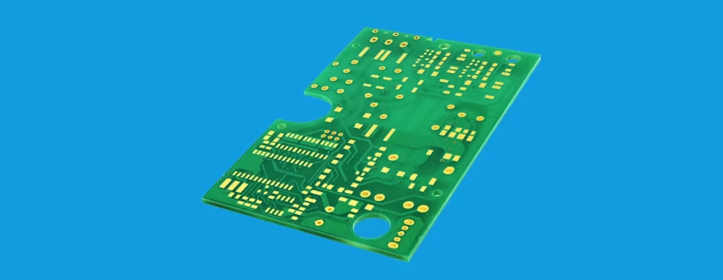PCB base material with CTI rating label showing comparative tracking index value