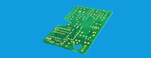 PCB base material with CTI rating label showing comparative tracking index value