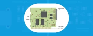 Infographic of key PCB layout guidelines for SMT assembly DFM, including component spacing, pad design, and solder paste stencil rules