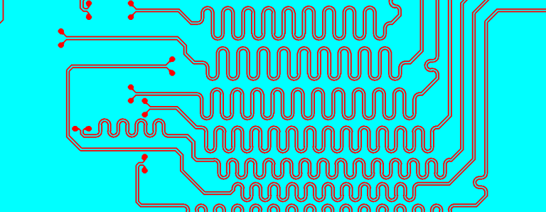 Illustration of the best PCB track width and routing design guide, showing recommended trace widths for current, signal types, and spacing for PCB manufacturing.
