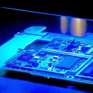 Automated selective conformal coating application on multi-layer PCB assembly for environmental protection at Weller PCB facility