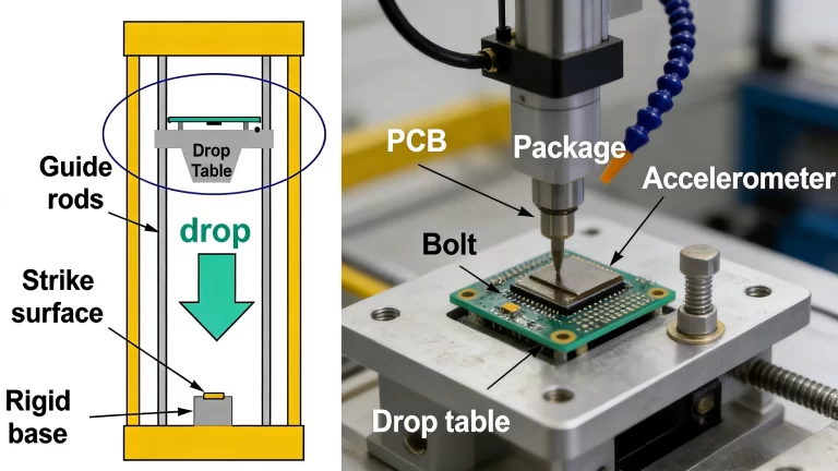 Drop Testing Setup Prototype to Production: PCB NPI Best Practices