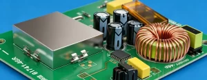 EMI shielding on a multilayer PCB assembly for industrial motor control – reduces radiated emissions and protects sensitive traces.