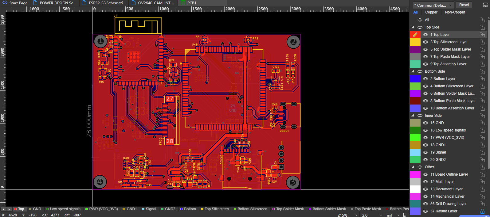 GND Copper pour on top layer of PCB