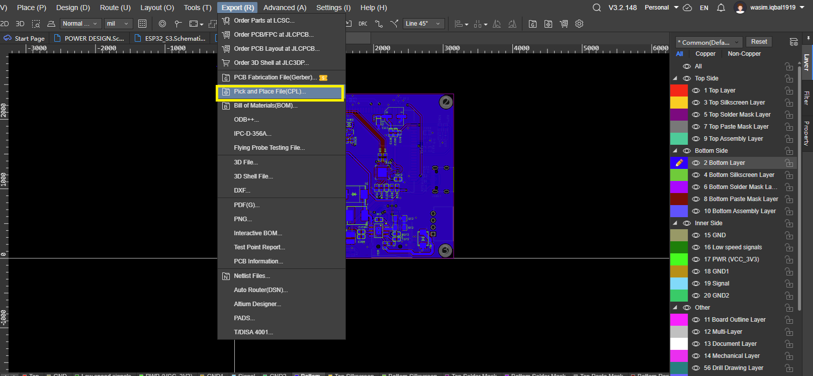 How to generate pick and place files for PCB manufacturing