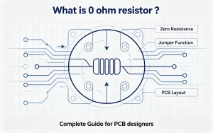 0 ohm resistor complete guide for PCB designers, working principle and PCB application diagram