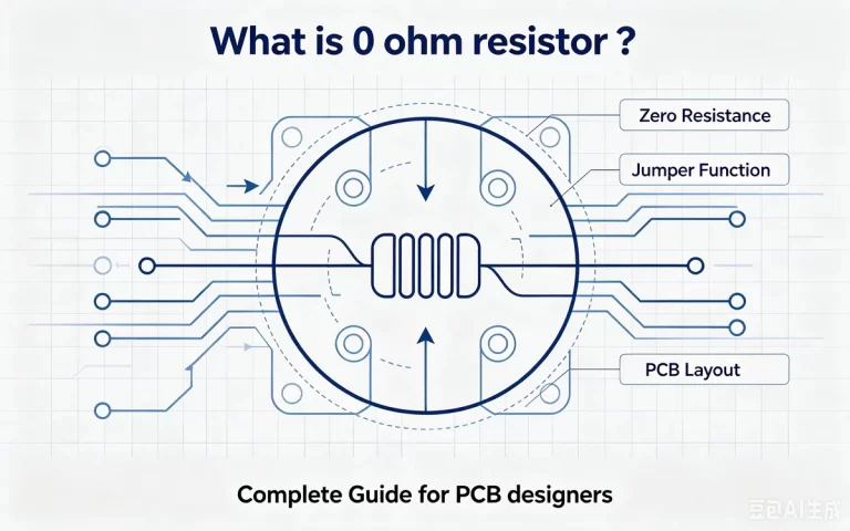 0 ohm resistor complete guide for PCB designers, working principle and PCB application diagram