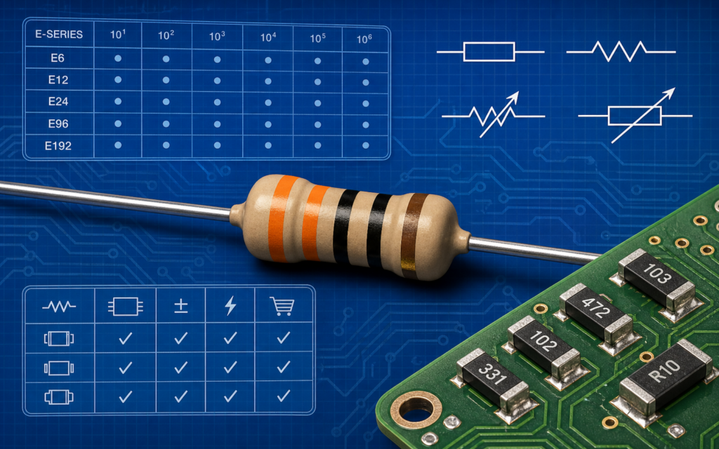 Resistor Values for PCB Design Tables and Selection Rules