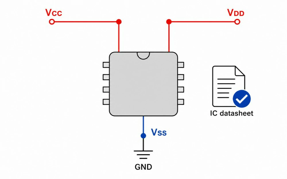 VCC vs VDD vs VSS