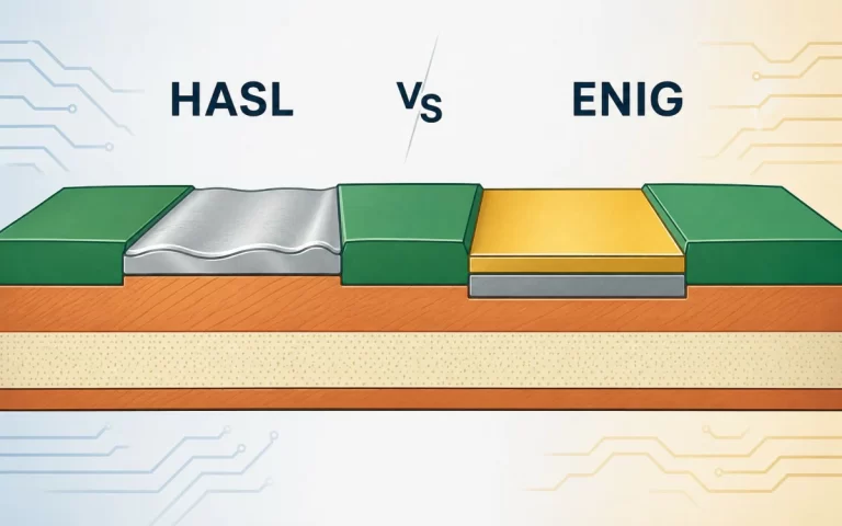 HASL vs ENIG PCB surface finish comparison