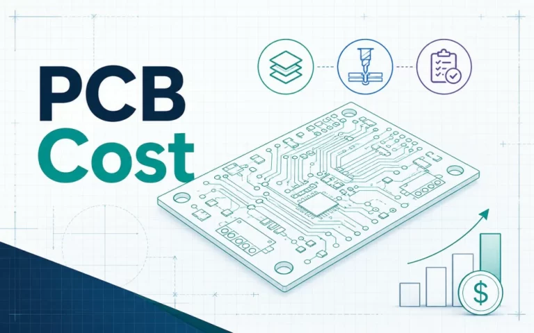 `PCB cost factors including layer count, drilling, testing, and manufacturing complexity`