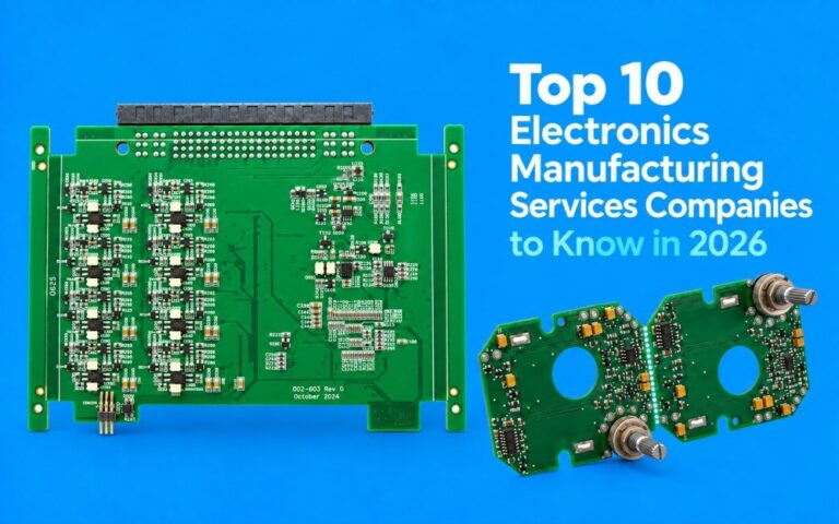 Top 10 electronics manufacturing services companies in 2026 with assembled PCB examples