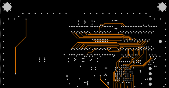 No pouring copper PCB layer